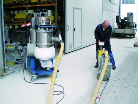 Промышленный пылесос Coynco, применение